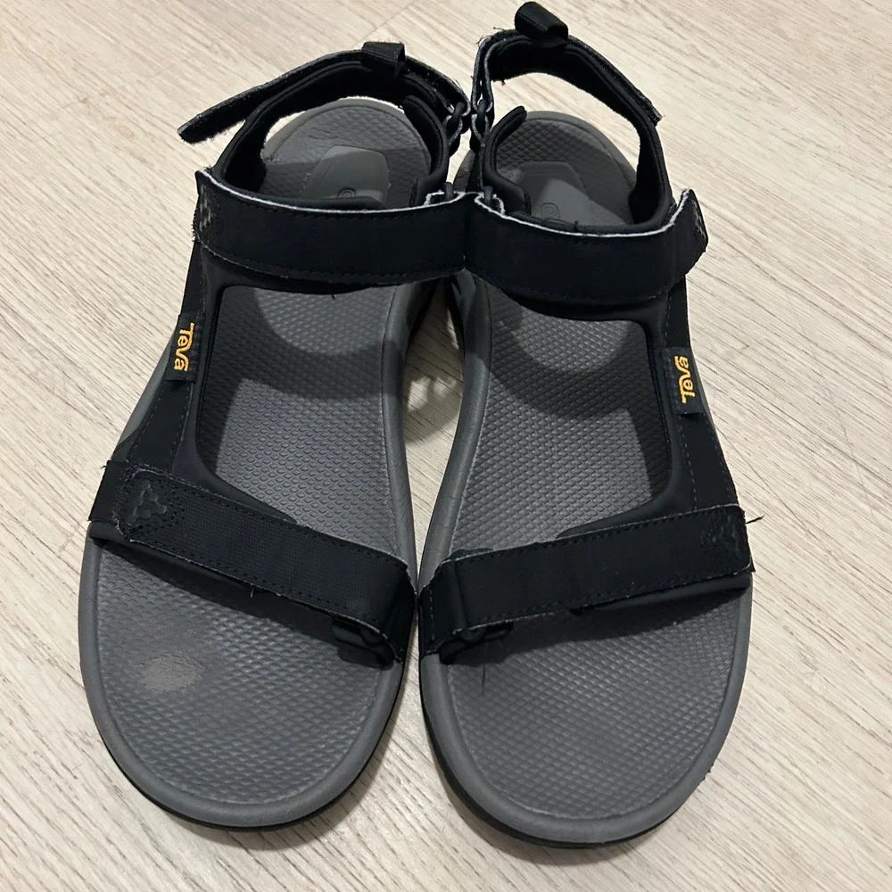 Teva Terra Fi 5 Universal Mens Sandals Black Grey Sport Hiking 1110392 Size 11